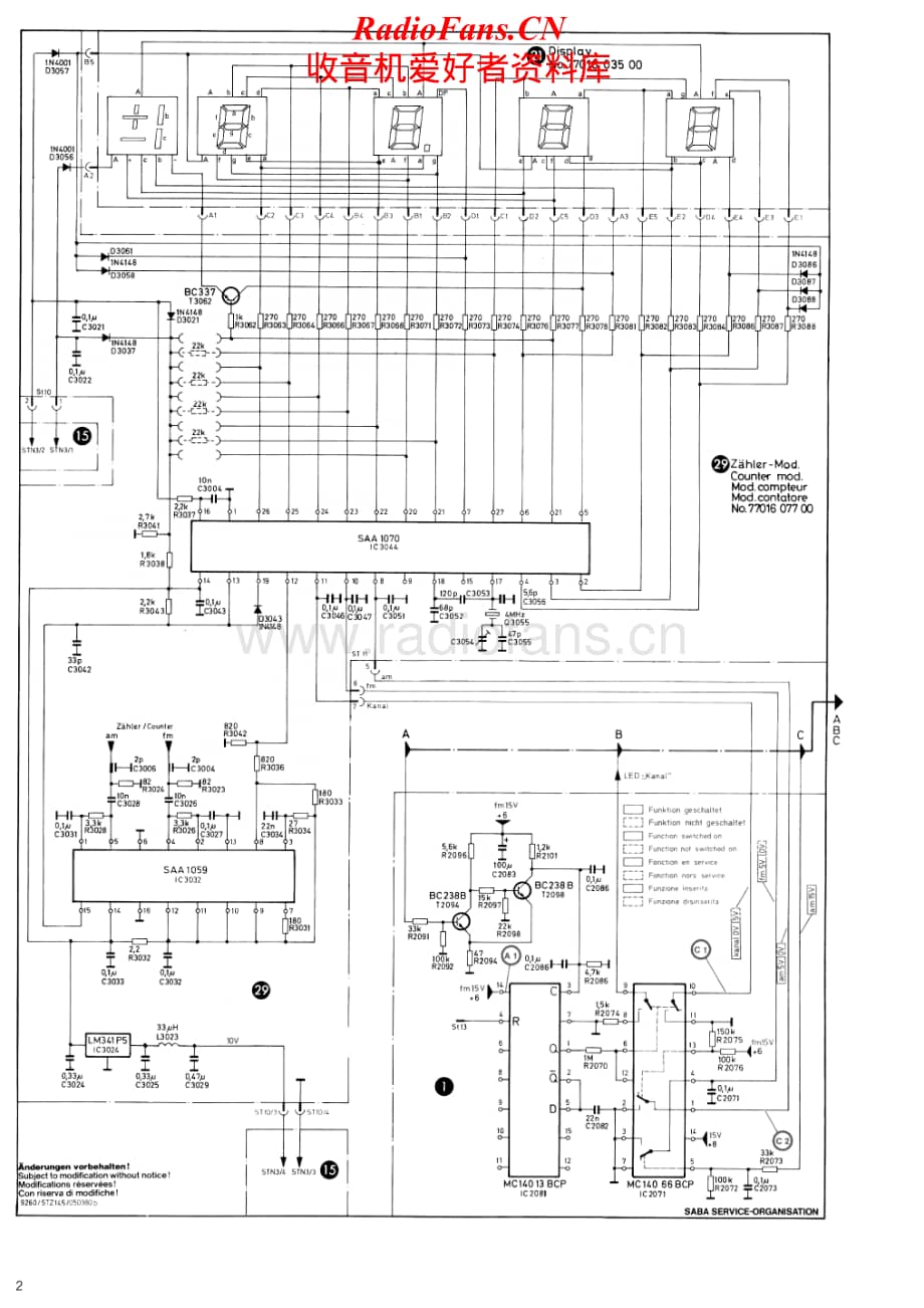 Saba-9260-Service-Manual电路原理图.pdf_第2页