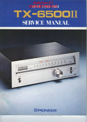Pioneer-TX-6500-II-Service-Manual电路原理图.pdf
