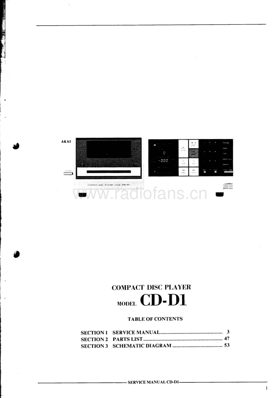 Akai-CDD1-cd-sm维修电路原理图.pdf_第3页