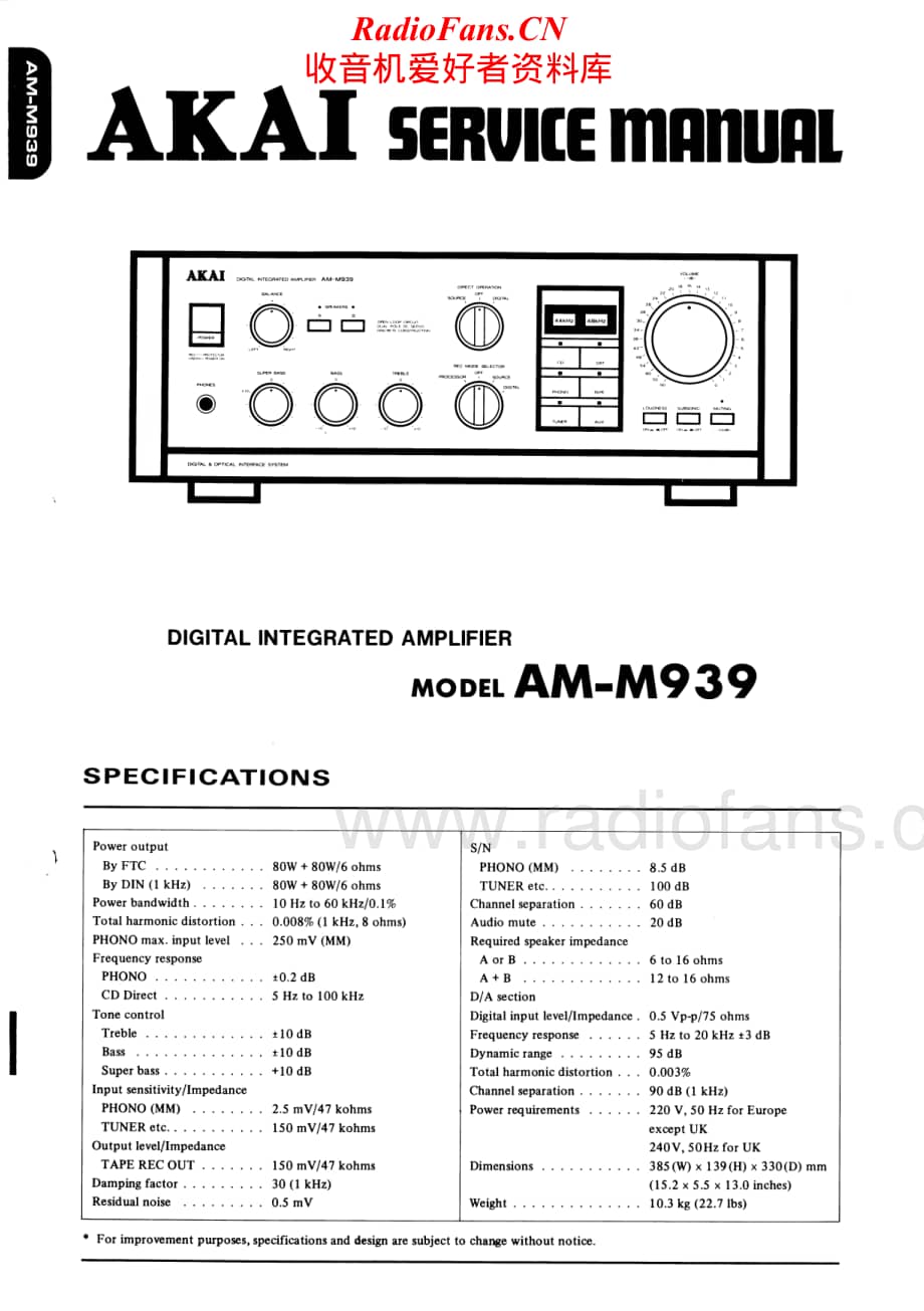Akai-AMM939-int-sm维修电路原理图.pdf_第1页