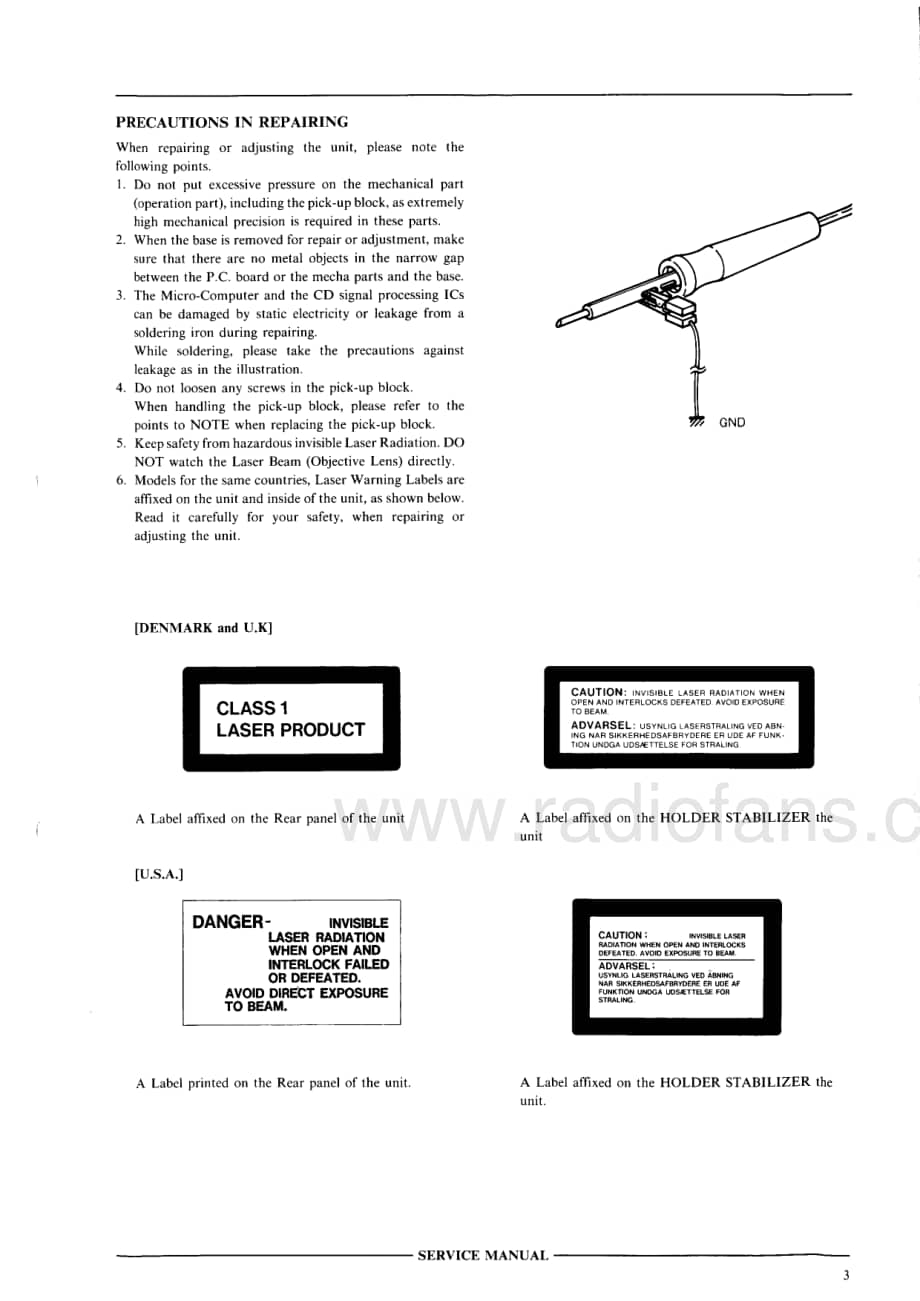 Akai-CD93-cd-sm维修电路原理图.pdf_第3页