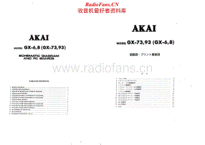 Akai-GX6-tape-sch维修电路原理图.pdf