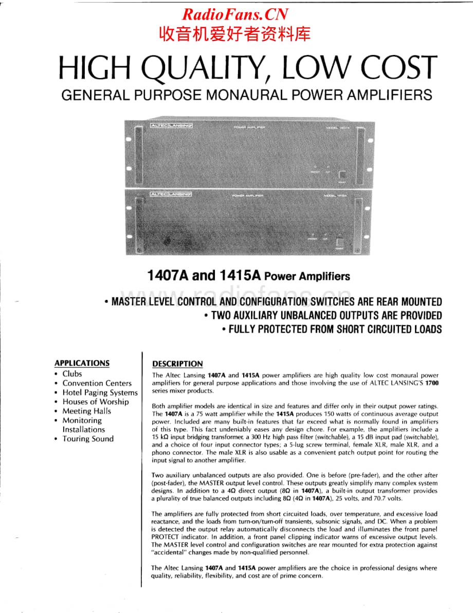 AltecLansing-1415A-pwr-sm维修电路原理图.pdf_第1页