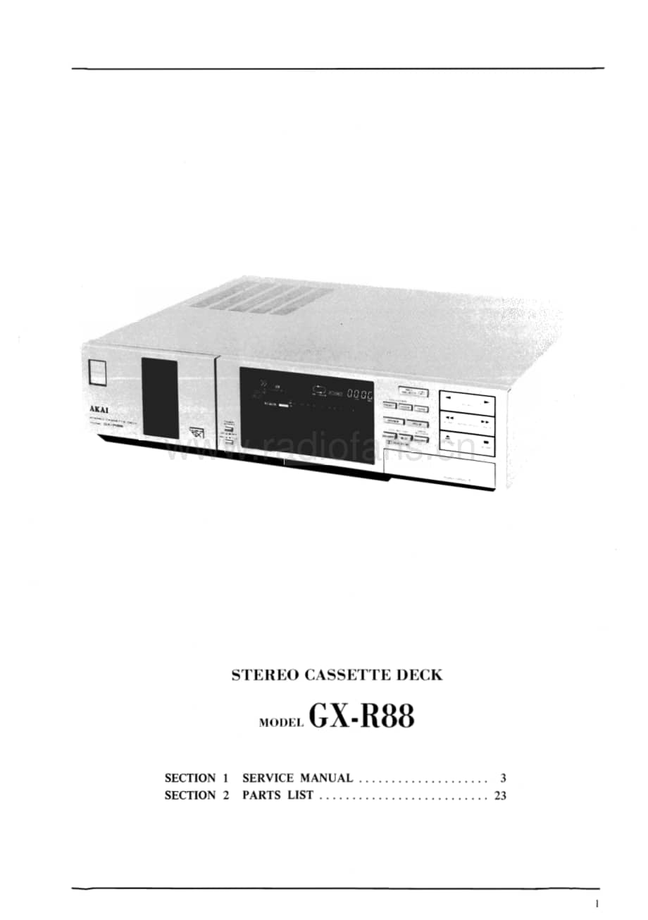 Akai-GXR88-tape-sm维修电路原理图.pdf_第3页