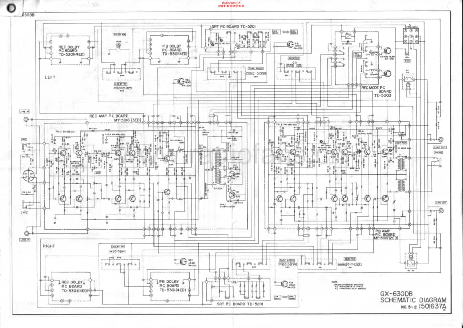 Akai-GX630D-tape-sch维修电路原理图.pdf_第2页
