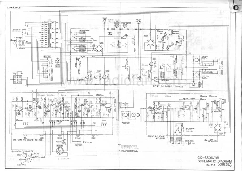 Akai-GX630D-tape-sch维修电路原理图.pdf_第3页