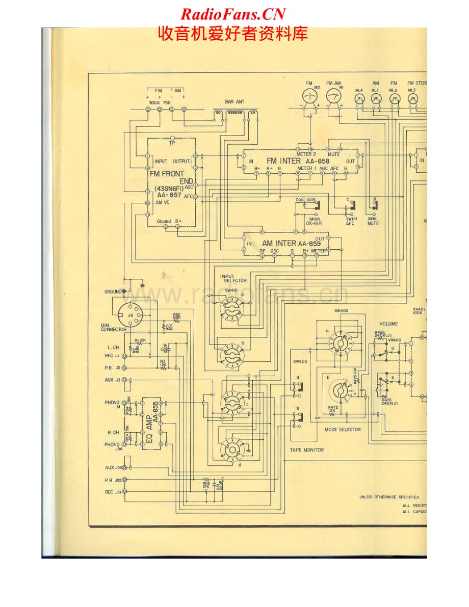 Akai-AA8500-int-sch维修电路原理图.pdf_第1页