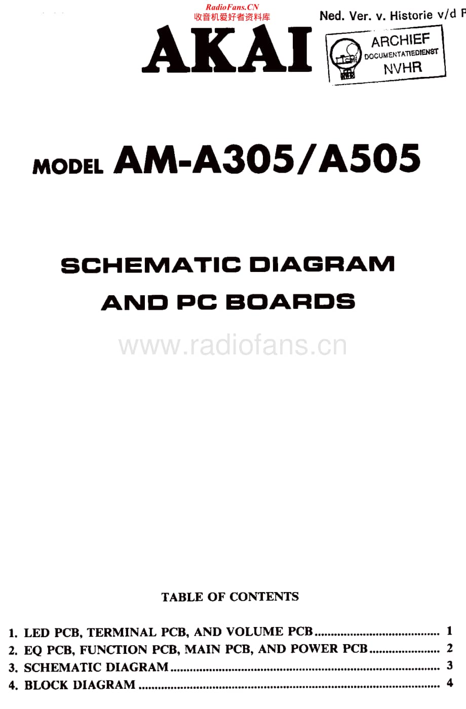 Akai-AMA505-int-sch维修电路原理图.pdf_第1页