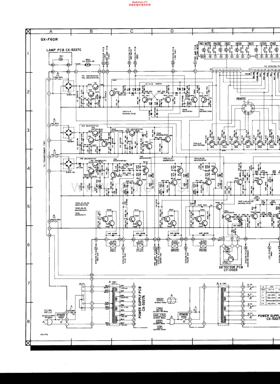 Akai-GXF60R-tape-sch维修电路原理图.pdf_第1页