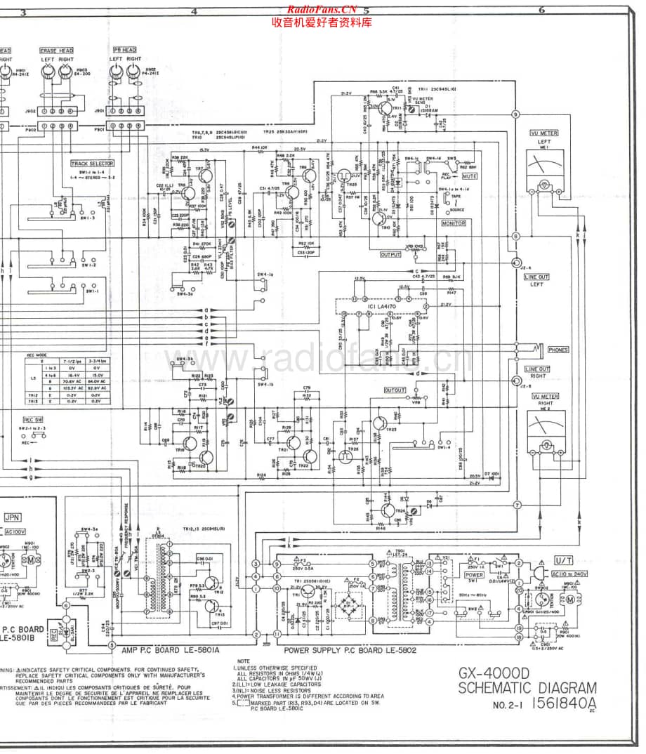 Akai-GX4000D-tape-sch3维修电路原理图.pdf_第2页