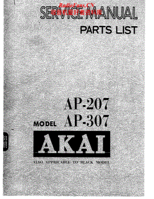 Akai-AP207-tt-sm维修电路原理图.pdf