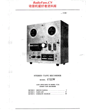 Akai-1722W-tape-sm维修电路原理图.pdf