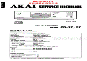Akai-CD37-cd-sm维修电路原理图.pdf