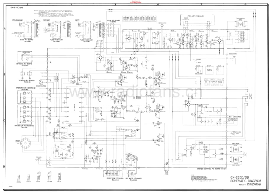 Akai-GX635D-tape-sm1维修电路原理图.pdf_第1页