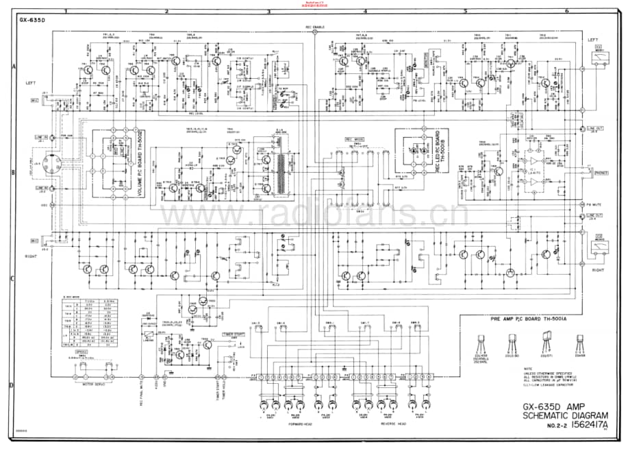 Akai-GX635D-tape-sm1维修电路原理图.pdf_第2页