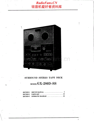 Akai-GX280DSS-tape-sm维修电路原理图.pdf