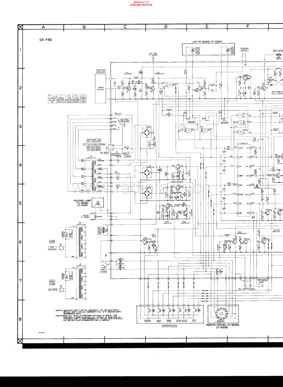 Akai-GXF80-tape-sch维修电路原理图.pdf_第1页
