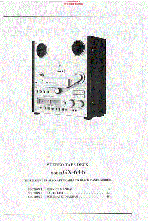 Akai-GX646D-tape-sm维修电路原理图.pdf