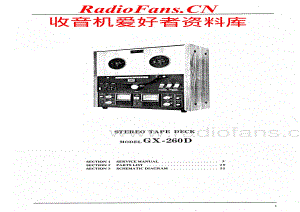Akai-GX260D-tape-sm维修电路原理图.pdf