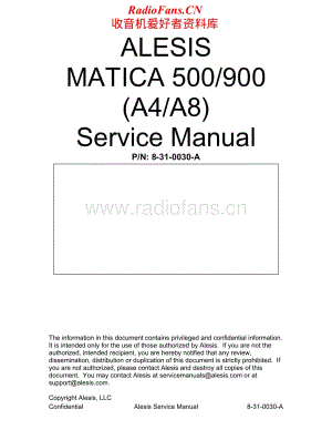 Alesis-Matica900-pwr-sm维修电路原理图.pdf