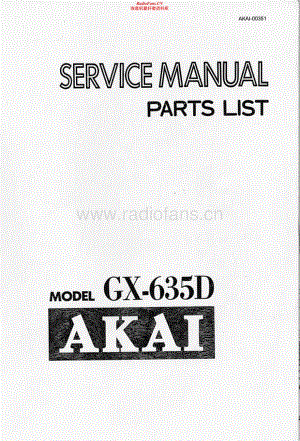 Akai-GX635DB-tape-sm2维修电路原理图.pdf