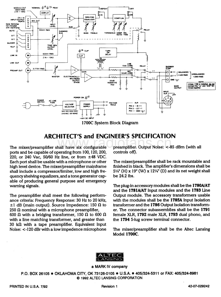 AltecLansing-1700C-pre-sm维修电路原理图.pdf_第3页