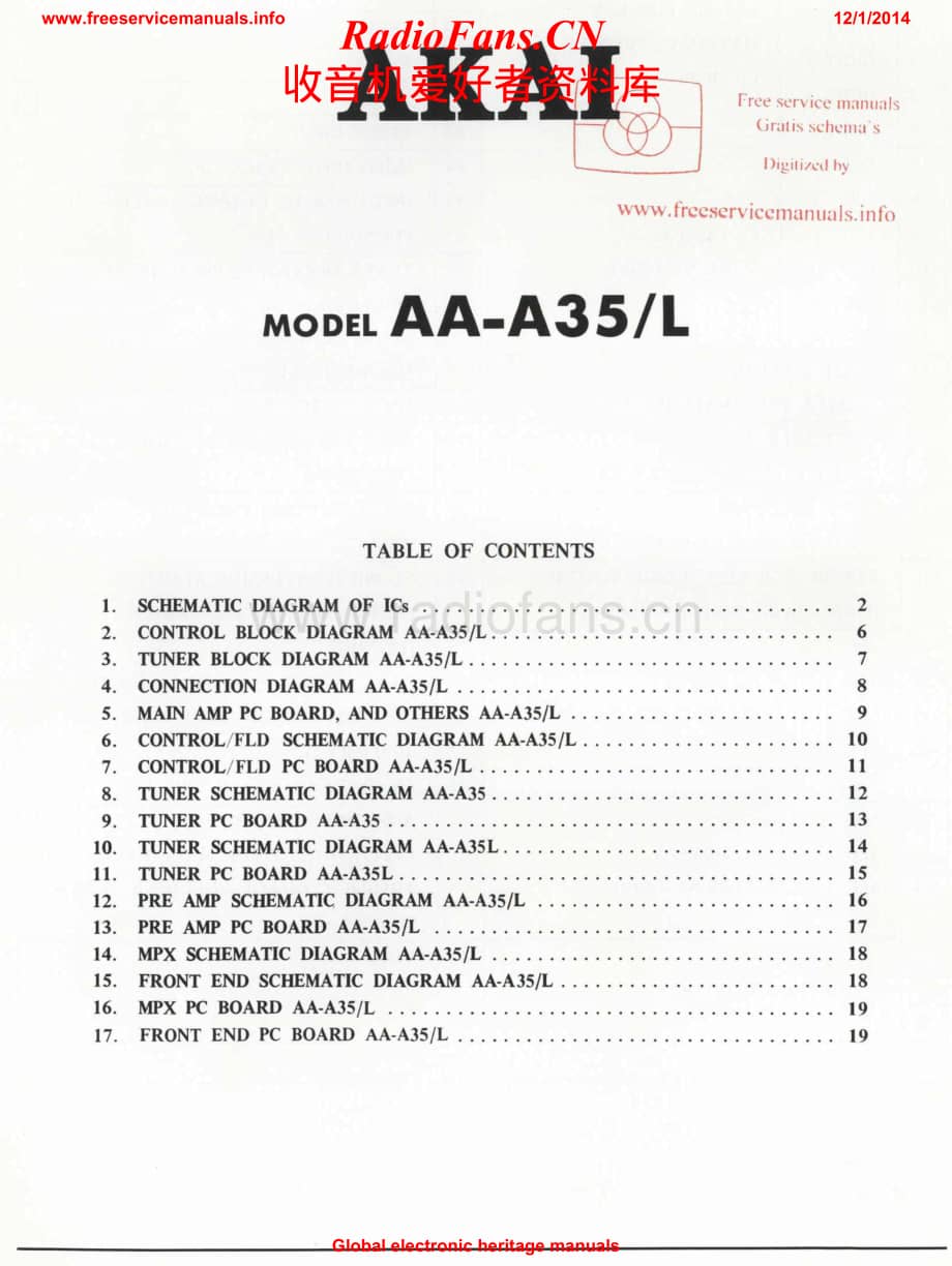 Akai-AAA35L-rec-sch维修电路原理图.pdf_第1页