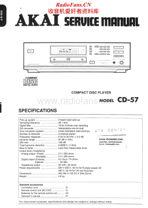 Akai-CD57-cd-sm维修电路原理图.pdf