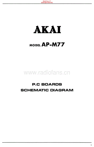 Akai-APM77-tt-sch维修电路原理图.pdf