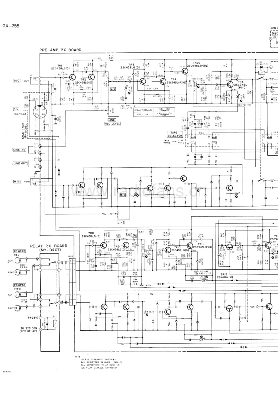Akai-GX255-tape-sch1维修电路原理图.pdf_第3页