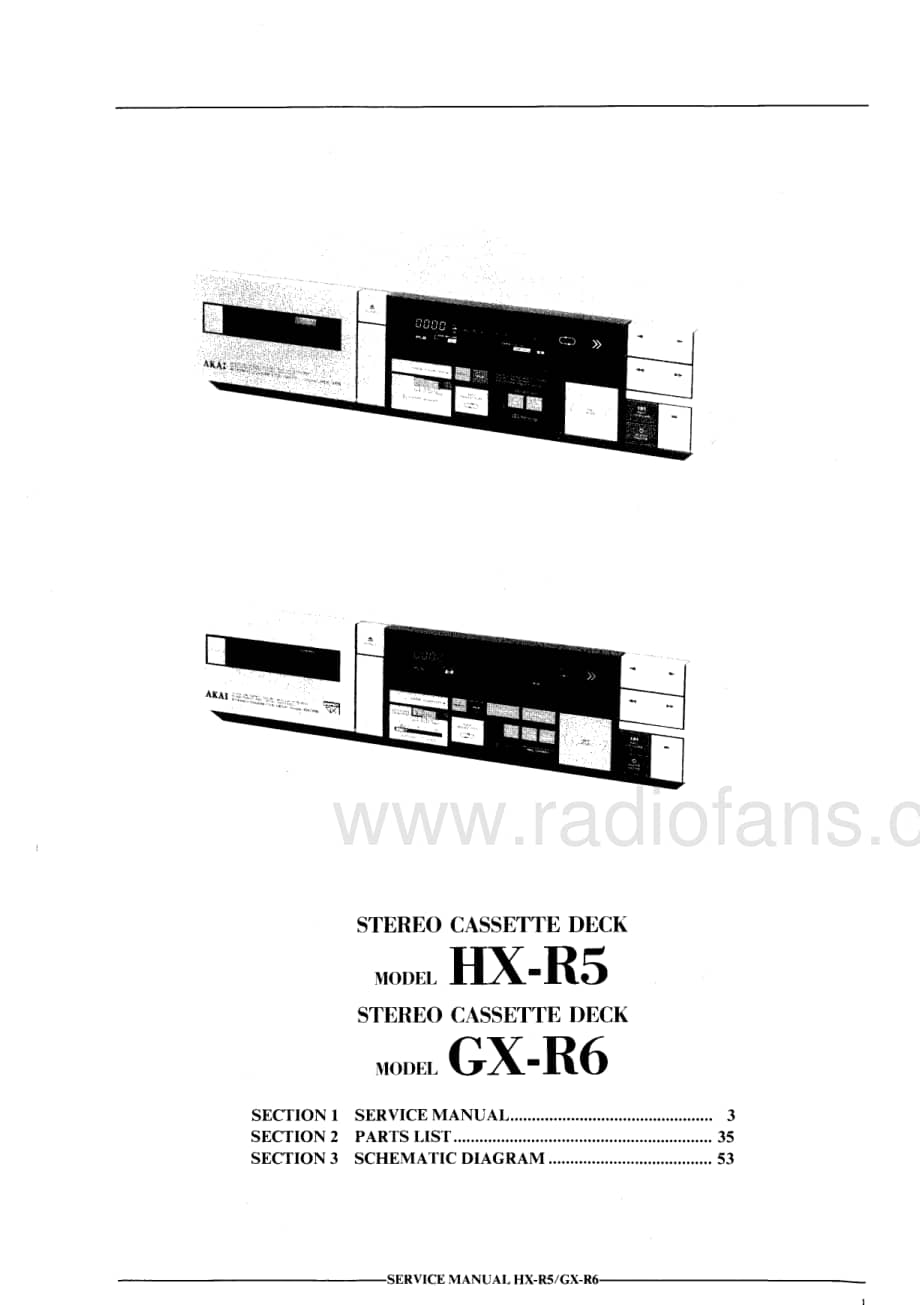 Akai-HXR5-tape-sm维修电路原理图.pdf_第3页
