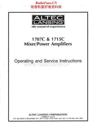AltecLansing-1707C-pwr-sm维修电路原理图.pdf