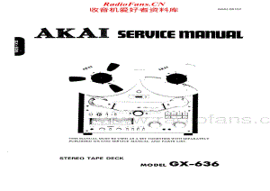 Akai-GX636-tape-sm维修电路原理图.pdf