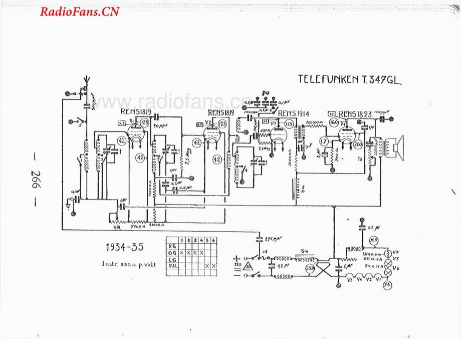 telefunken347GL-电路原理图.pdf_第1页