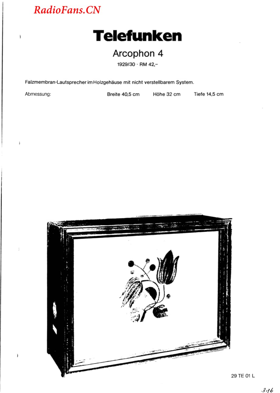 telefunkenARCOPHON4-电路原理图.pdf_第1页