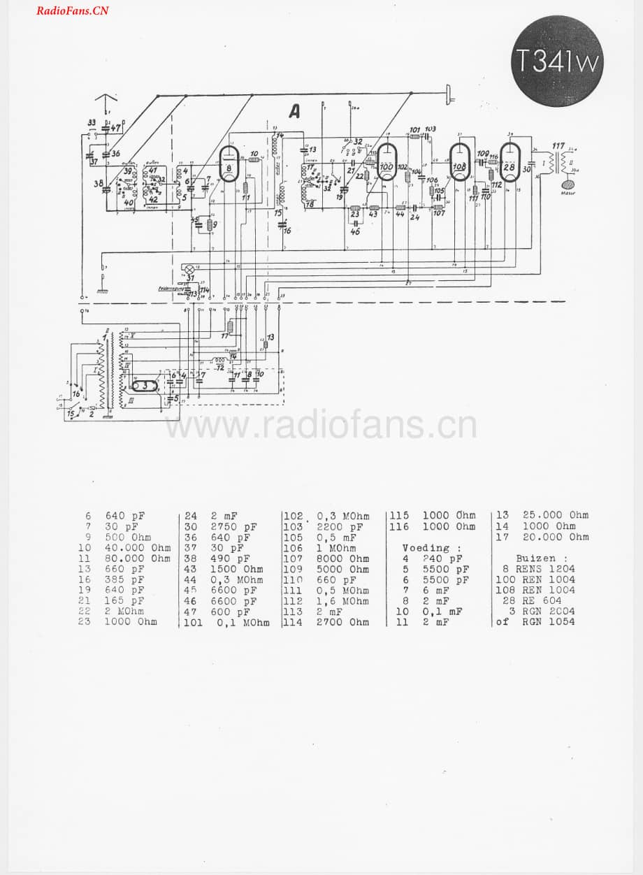telefunken341W-电路原理图.pdf_第1页