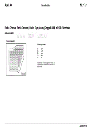 Radio Audi A4维修电路原理图.pdf