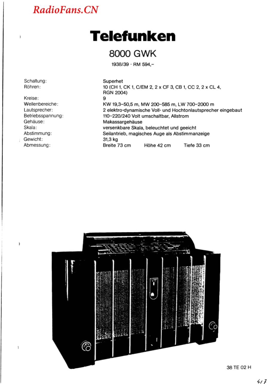 telefunken8000GWK_2-电路原理图.pdf_第1页