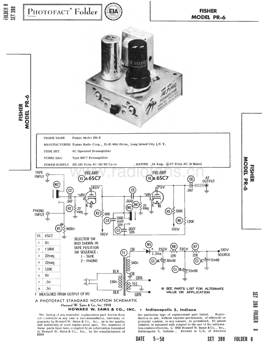 FisherPR6ServiceManual 电路原理图.pdf_第1页