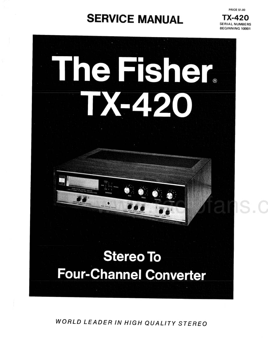FisherTX420ServiceManual 电路原理图.pdf_第1页