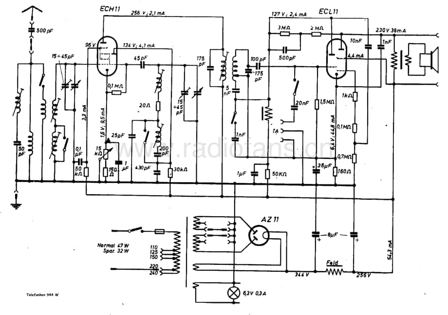 Telefunken944W维修电路图、原理图.pdf_第1页