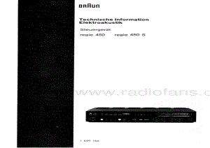 BraunRegie450SServiceManual电路原理图.pdf
