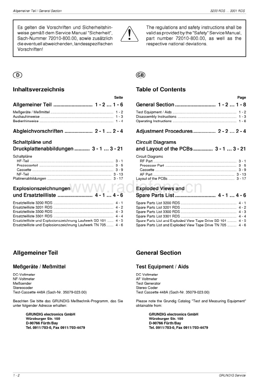 GrundigWKC3301RDS 维修电路图、原理图.pdf_第2页