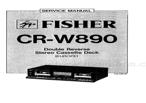 FisherCRW890ServiceManual 电路原理图.pdf
