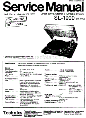 Panasonic_SL1900 电路图 维修原理图.pdf