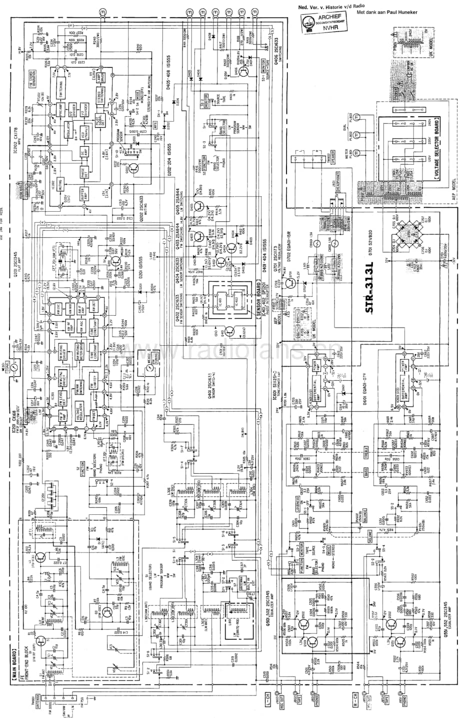 Sony_STR-313 电路图 维修原理图.pdf_第1页
