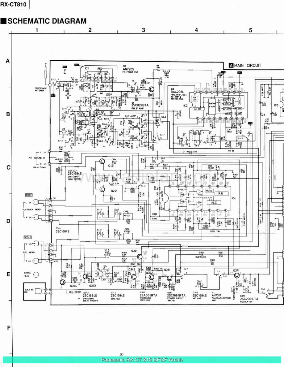 Panasonic_RX-CT810_sch 电路图 维修原理图.pdf_第2页