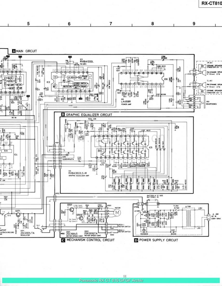 Panasonic_RX-CT810_sch 电路图 维修原理图.pdf_第3页
