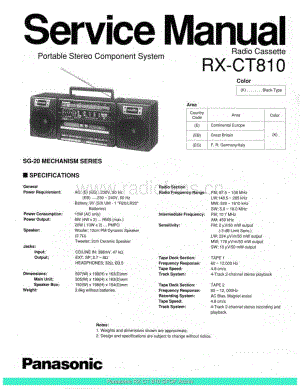 Panasonic_RX-CT810_sch 电路图 维修原理图.pdf