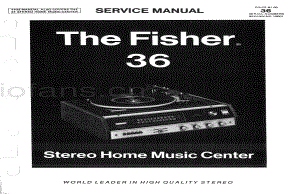 Fisher36ServiceManual 电路原理图.pdf